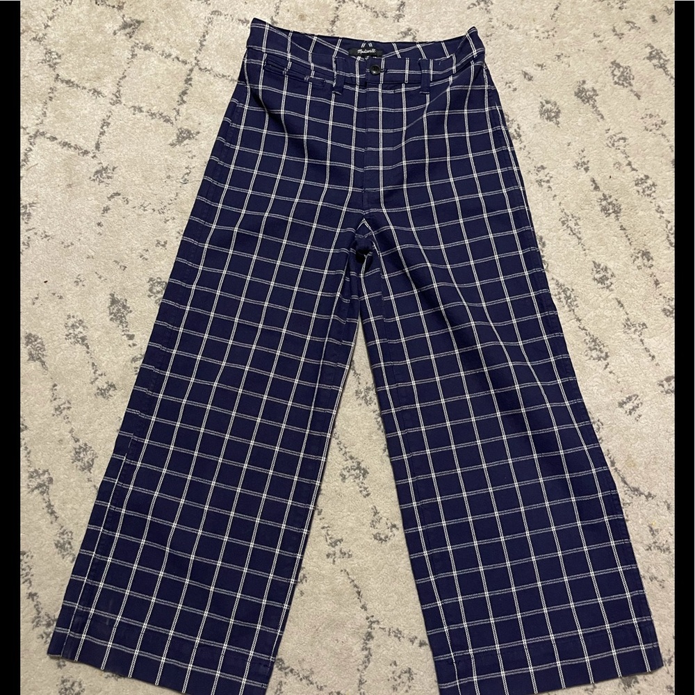 Madewell Windowpane Plaid Pants